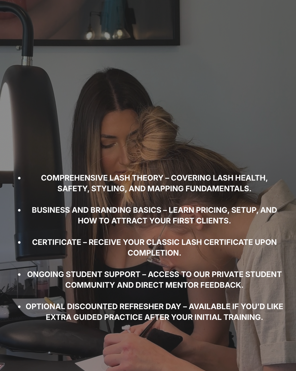 2 DAY CLASSIC LASHES IN PERSON COURSE